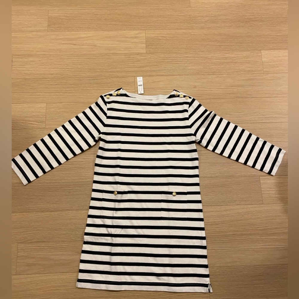 NEW J. Crew Striped dress size S